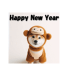 十二支全部 あけおめ 年賀状 柴犬（個別スタンプ：29）