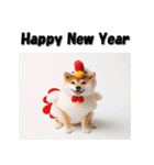 十二支全部 あけおめ 年賀状 柴犬（個別スタンプ：30）