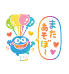 ハンコ風あけおめ⭐︎モンスター⭐︎お正月（個別スタンプ：31）