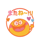 ハンコ風あけおめ⭐︎モンスター⭐︎お正月（個別スタンプ：32）