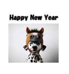 十二支全部 あけおめ 年賀状 ダルメシアン（個別スタンプ：25）