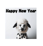 十二支全部 あけおめ 年賀状 ダルメシアン（個別スタンプ：26）
