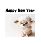 十二支全部 あけおめ 年賀状 チワワ（個別スタンプ：23）