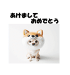 十二支全部 あけおめ 年賀状 チワワ（個別スタンプ：36）