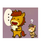 飛び出す！毎日使える！うまぽにの年末年始（個別スタンプ：11）