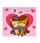 飛び出す！毎日使える！うまぽにの年末年始（個別スタンプ：18）