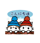 2026！猫のコハマ＆コエリの年賀スタンプ（個別スタンプ：12）