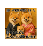 毎年使える♡ポメラニアンの年末年始（個別スタンプ：17）