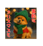 毎年使える♡ポメラニアンの年末年始（個別スタンプ：27）