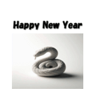 十二支全部 あけおめ 年賀状 石像（個別スタンプ：19）