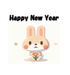 十二支全部 あけおめ 年賀状 キャラクター（個別スタンプ：10）