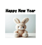 十二支全部 あけおめ 年賀状 ヌイグルミ（個別スタンプ：11）