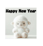 十二支全部 あけおめ 年賀状 ヌイグルミ（個別スタンプ：24）