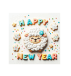 十二支全部 あけおめ 年賀状 クッキー（個別スタンプ：26）