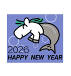 あけおめ！妖精馬ケルピー（個別スタンプ：2）