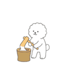 お正月 ビションフリーゼ（個別スタンプ：40）