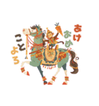 サーカスのスター☆ウマくいく年スタンプ（個別スタンプ：5）