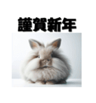 十二支全部 あけおめ 年賀状 リアル2（個別スタンプ：14）