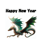 十二支全部 あけおめ 年賀状 リアル2（個別スタンプ：16）