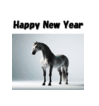 十二支全部 あけおめ 年賀状 リアル2（個別スタンプ：21）