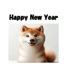 十二支全部 あけおめ 年賀状 リアル2（個別スタンプ：35）