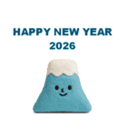 うま年用羊毛フェルトぬいぐるみ風スタンプ（個別スタンプ：11）