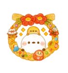 お正月シマエナガ♡毎年役立つ年末年始（個別スタンプ：22）