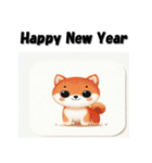 十二支全部 あけおめ 年賀状 お絵描き（個別スタンプ：36）