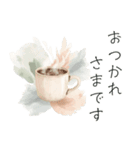 冬のお花と ＊ 新年のごあいさつ（個別スタンプ：34）