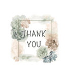 冬のお花と ＊ 新年のごあいさつ（個別スタンプ：40）