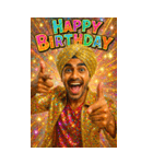 面白いインド人のあけおめスタンプ2026（個別スタンプ：39）