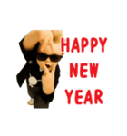 踊る！横揺れリーゼントベイビーのお正月（個別スタンプ：6）