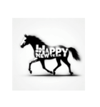 十二支全部 あけおめ 年賀状 絵画5（個別スタンプ：20）