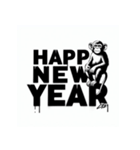 十二支全部 あけおめ 年賀状 絵画5（個別スタンプ：29）