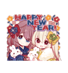 うさみみ少女✿あけおめスタンプ2026（個別スタンプ：8）