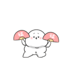動けるぽっちゃり白丸赤太郎(年末年始2026)（個別スタンプ：10）