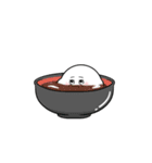 動けるぽっちゃり白丸赤太郎(年末年始2026)（個別スタンプ：20）