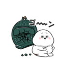 動けるぽっちゃり白丸赤太郎(年末年始2026)（個別スタンプ：24）