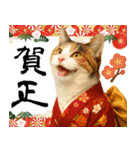 あけおめ猫の年末年始スタンプ（個別スタンプ：3）