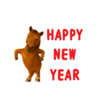 踊る！馬！お正月スタンプ（個別スタンプ：8）