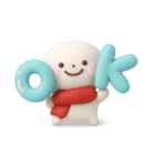 誰でも年末年始に使える3Dスタンプだよ（個別スタンプ：23）