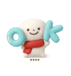 誰でも年末年始に使える3Dカスタムスタンプ（個別スタンプ：23）