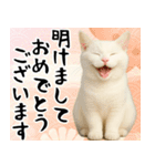 猫のあけおめスタンプ（個別スタンプ：19）