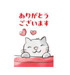 BIG！水彩の毎年使えるやさしいお正月（個別スタンプ：22）