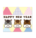 【ゆるかわ★午年スタンプ2026】（個別スタンプ：4）