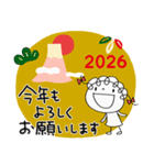 年賀☆くるリボン2026（個別スタンプ：18）