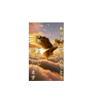 ⭐️飛び出す！2026金運上昇不死鳥⭐️（個別スタンプ：1）