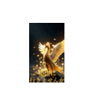 ⭐️飛び出す！2026金運上昇不死鳥⭐️（個別スタンプ：20）