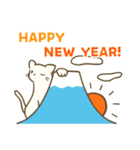 お正月！可愛い猫たちのスタンプ（個別スタンプ：5）