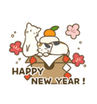 お正月！可愛い猫たちのスタンプ（個別スタンプ：6）